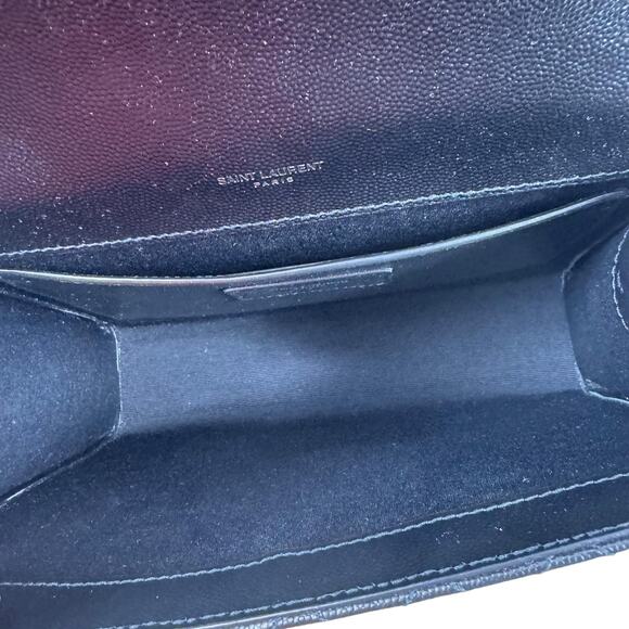 💎✨BEAUTIFUL✨💎Authentic Yves Saint Laurent Monogram Envelope Black Hardware - Picture 14 of 16